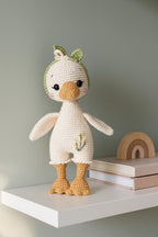 Gehäkelte Entenfigur als weiches Geschenk – Ansicht 5 – Maschenblüte