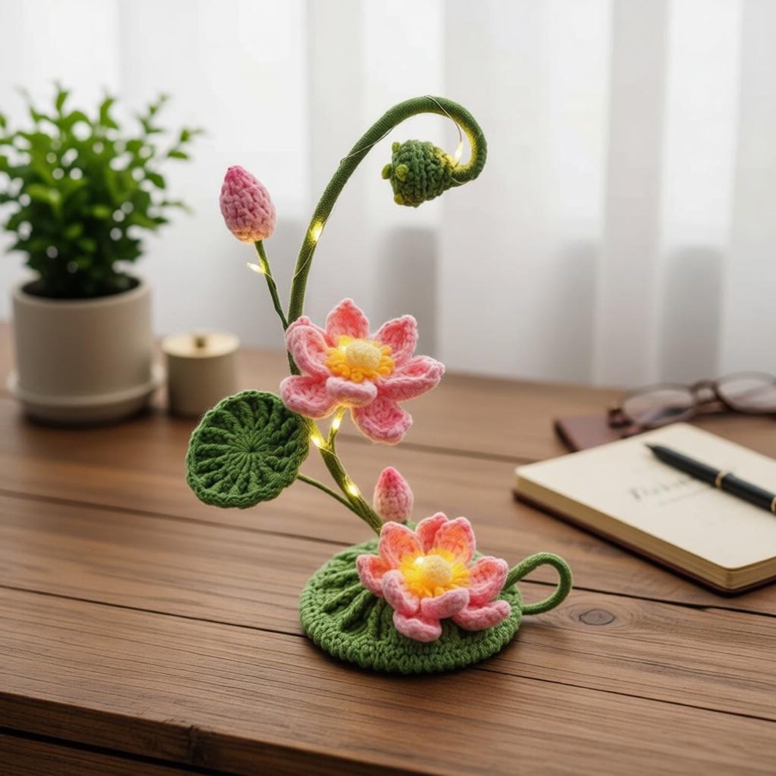 Gehäkeltes Baby-Mobile – Ansicht 1 – Maschenblüte