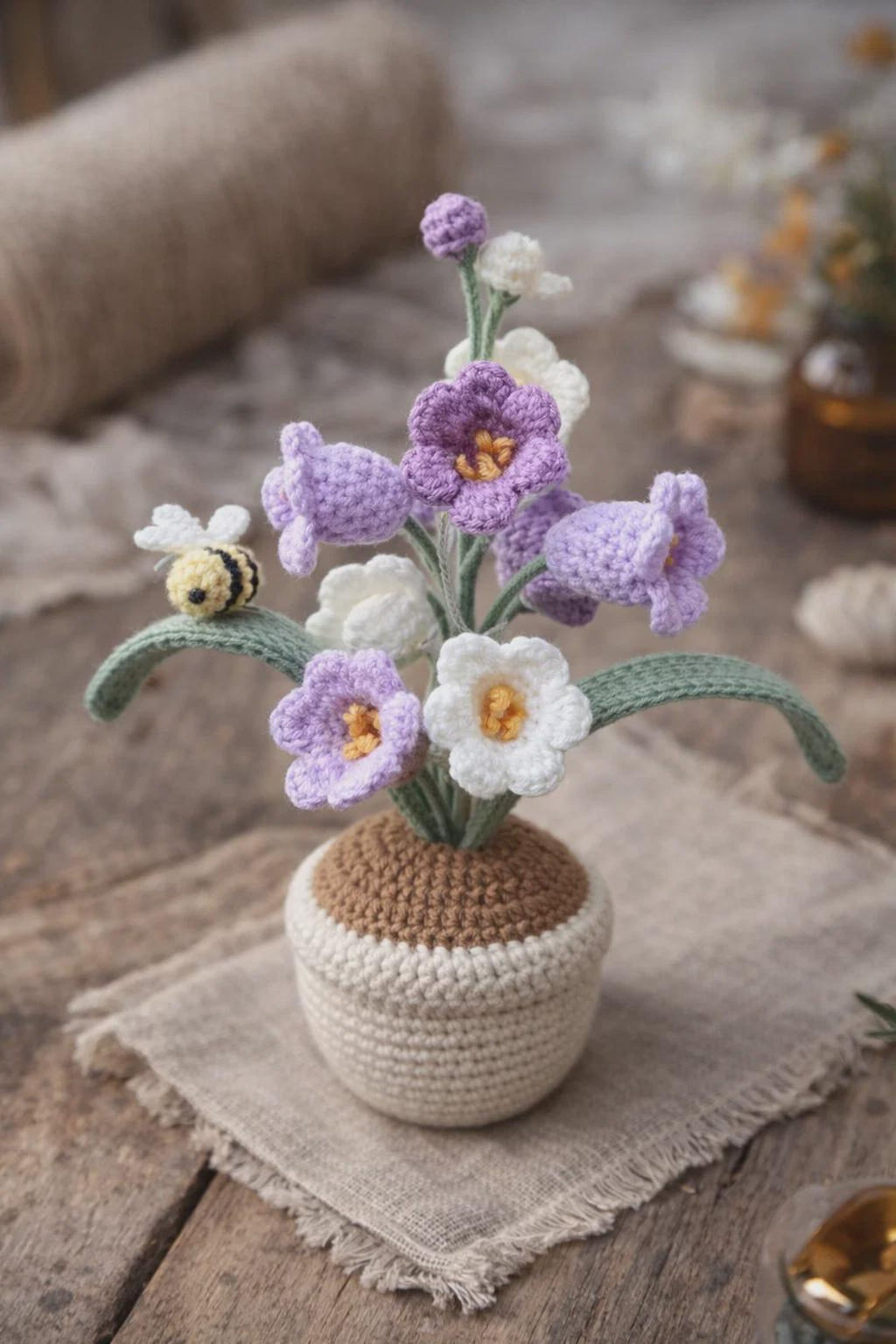 Gehäkeltes Baby-Mobile – Ansicht 3 – Maschenblüte