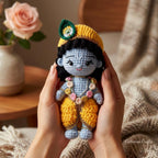 Gehäkelte Krishna-Puppe – Ansicht 4 – Maschenblüte