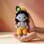 Gehäkelte Krishna-Puppe – Ansicht 7 – Maschenblüte