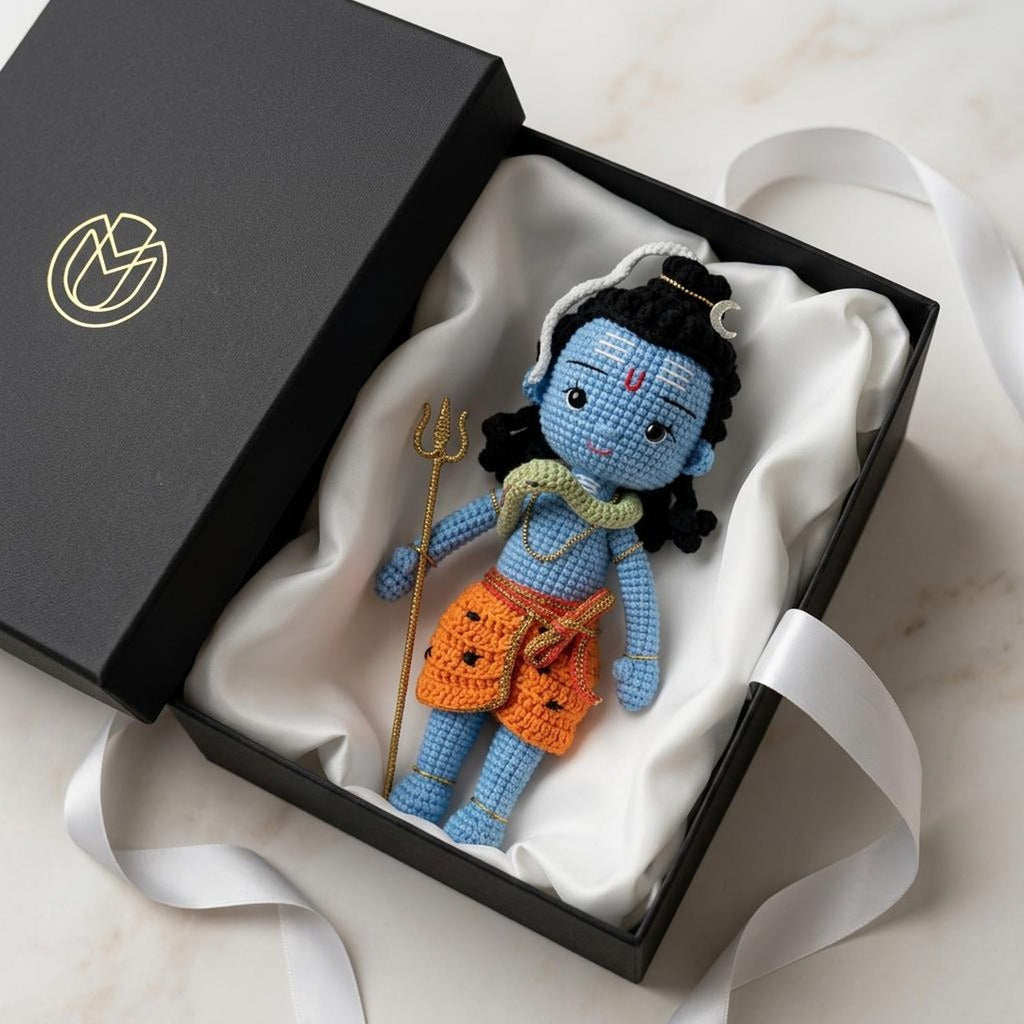 Gehäkelte Shiva-Puppe – Ansicht 6 – Maschenblüte