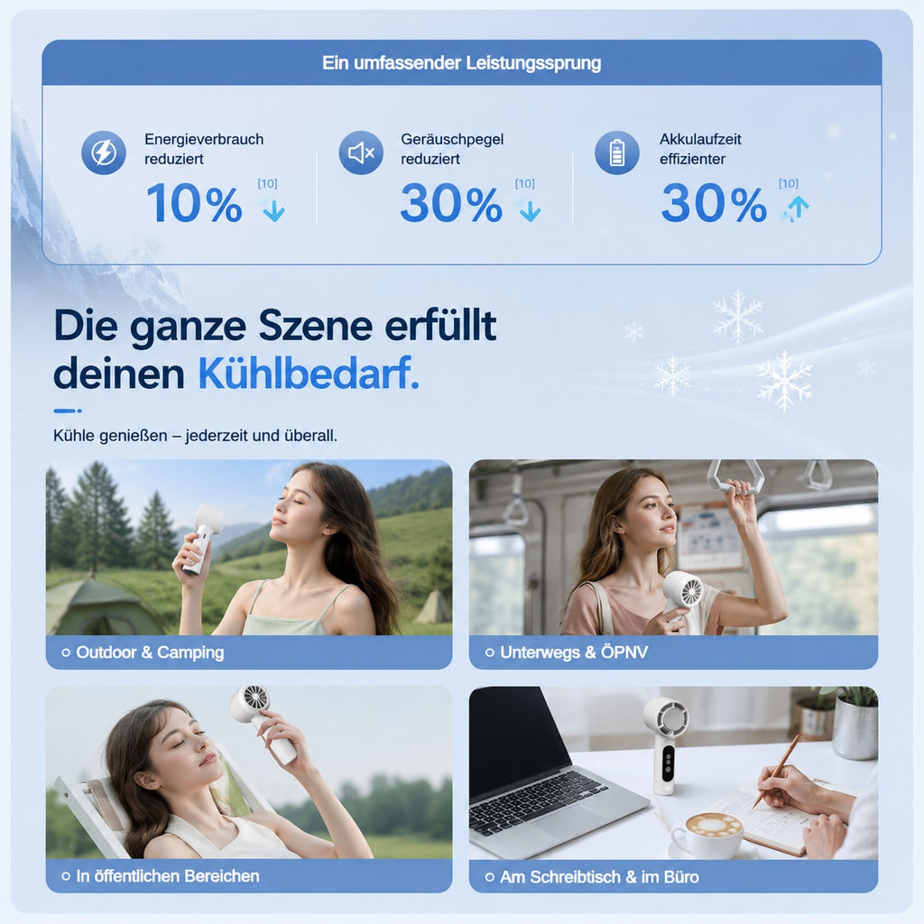 EisLuft Pro kompakter USB-C-Ventilator – Produktansicht 8