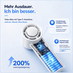 EisLuft Pro kompakter USB-C-Ventilator – Produktansicht 12