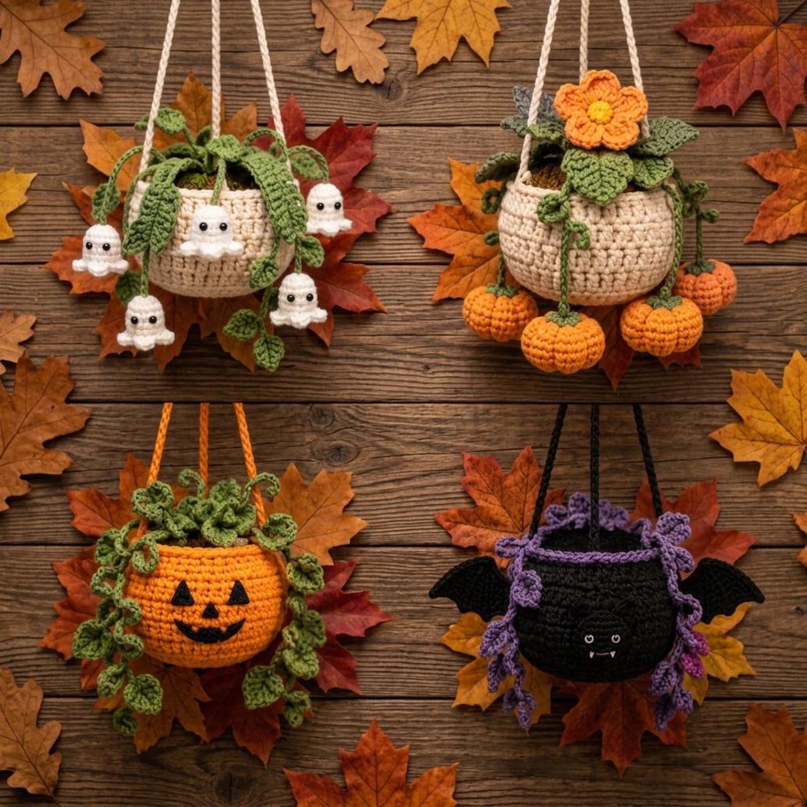 Fledermaus-Hängepflanzer, Gothic-Halloween-Pflanzenhalter, handgemachtes Fledermaus-Dekor, gruseliges Hängekorb-Geschenk