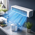 Kühle Brise kompakter USB-C-Akku-Ventilator mit Fernbedienung – Produktansicht 1