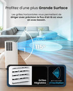 Pro Breeze mobile 4-in-1-Klimaanlage mit 9.000 BTU – Produktansicht 4