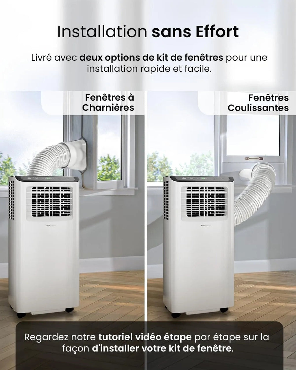 Pro Breeze mobile 4-in-1-Klimaanlage mit 9.000 BTU – Produktansicht 8
