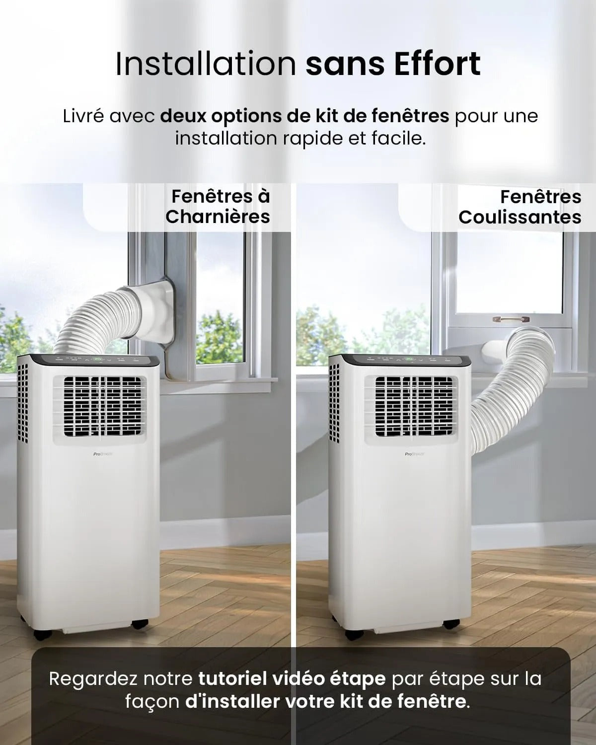 Pro Breeze mobile 4-in-1-Klimaanlage mit 9.000 BTU – Produktansicht 8